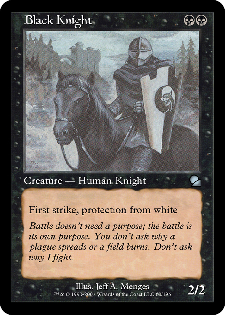 Black Knight (ME1-060) - Masters Edition Foil