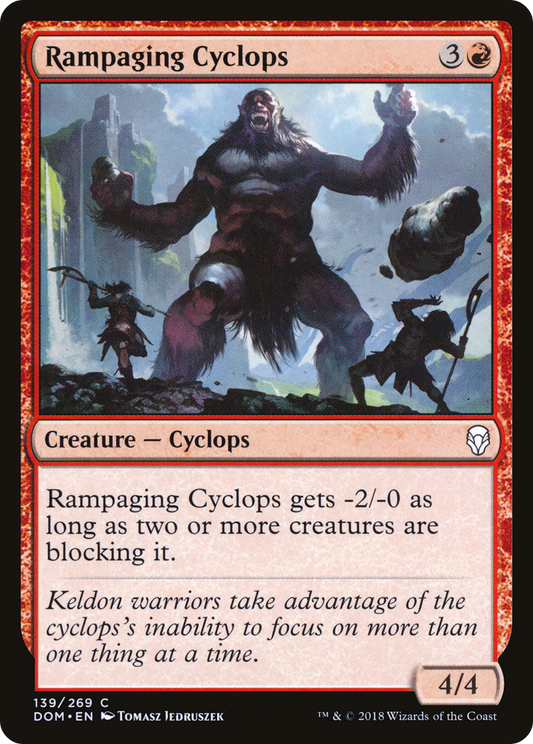 Rampaging Cyclops (DOM-139) - Dominaria