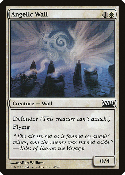 Angelic Wall (M14-004) - Magic 2014 Foil