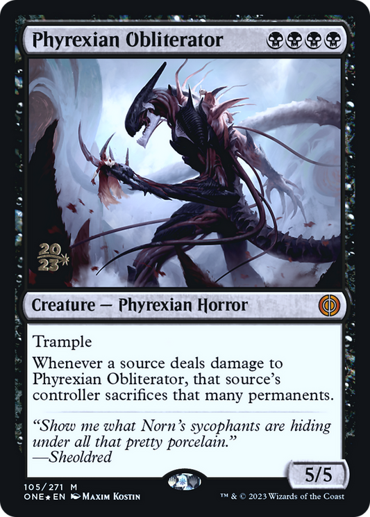 Phyrexian Obliterator (PONE-105S) - Phyrexia: All Will Be One Promos Foil