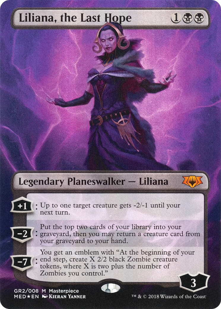 Liliana, the Last Hope (MED-GR2) - Mythic Edition (Borderless) Foil