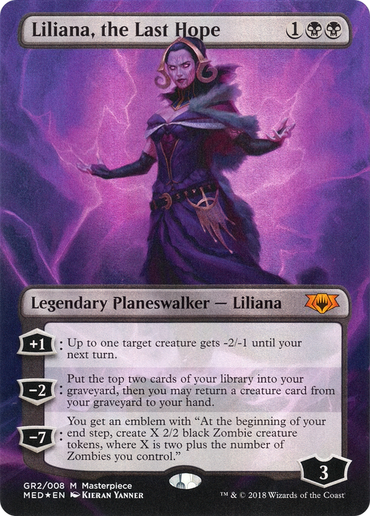 Liliana, the Last Hope (MED-GR2) - Mythic Edition (Borderless) Foil