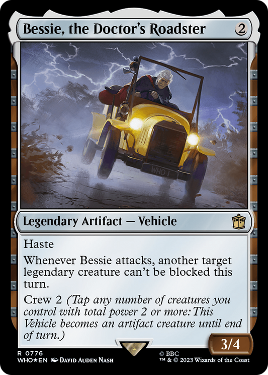 Bessie, the Doctor's Roadster (WHO-776) - Doctor Who Foil