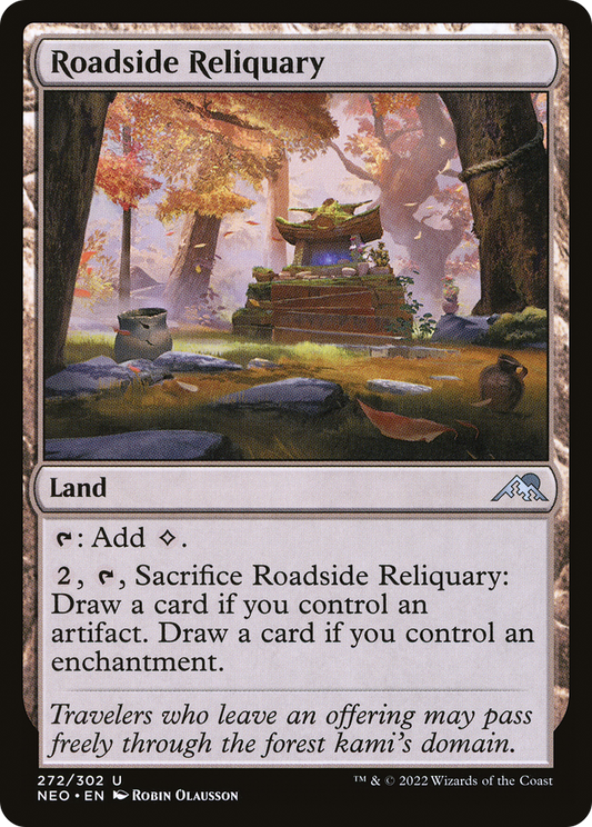 Roadside Reliquary (NEO-272) - Kamigawa: Neon Dynasty Foil