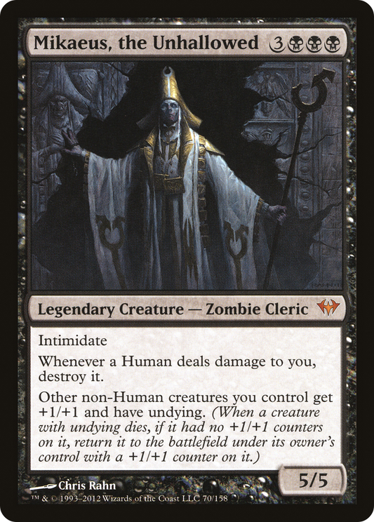 Mikaeus, the Unhallowed (DKA-070) - Dark Ascension Foil