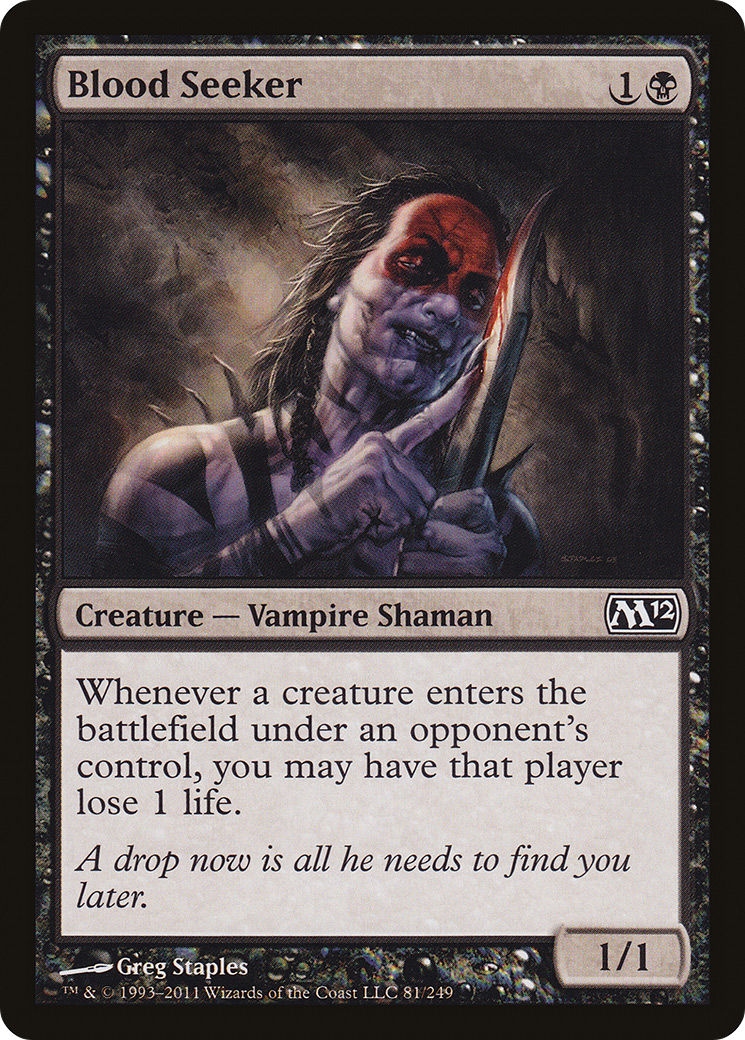 Blood Seeker (M12-081) - Magic 2012 Foil