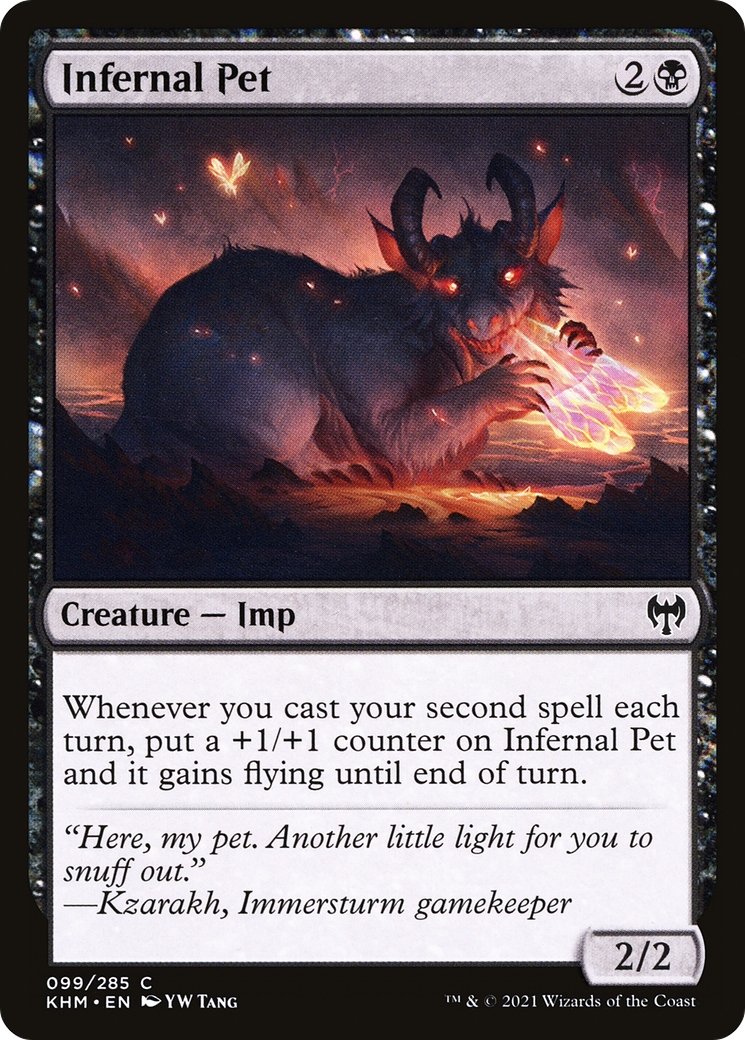 Infernal Pet  (KHM-099) - Kaldheim