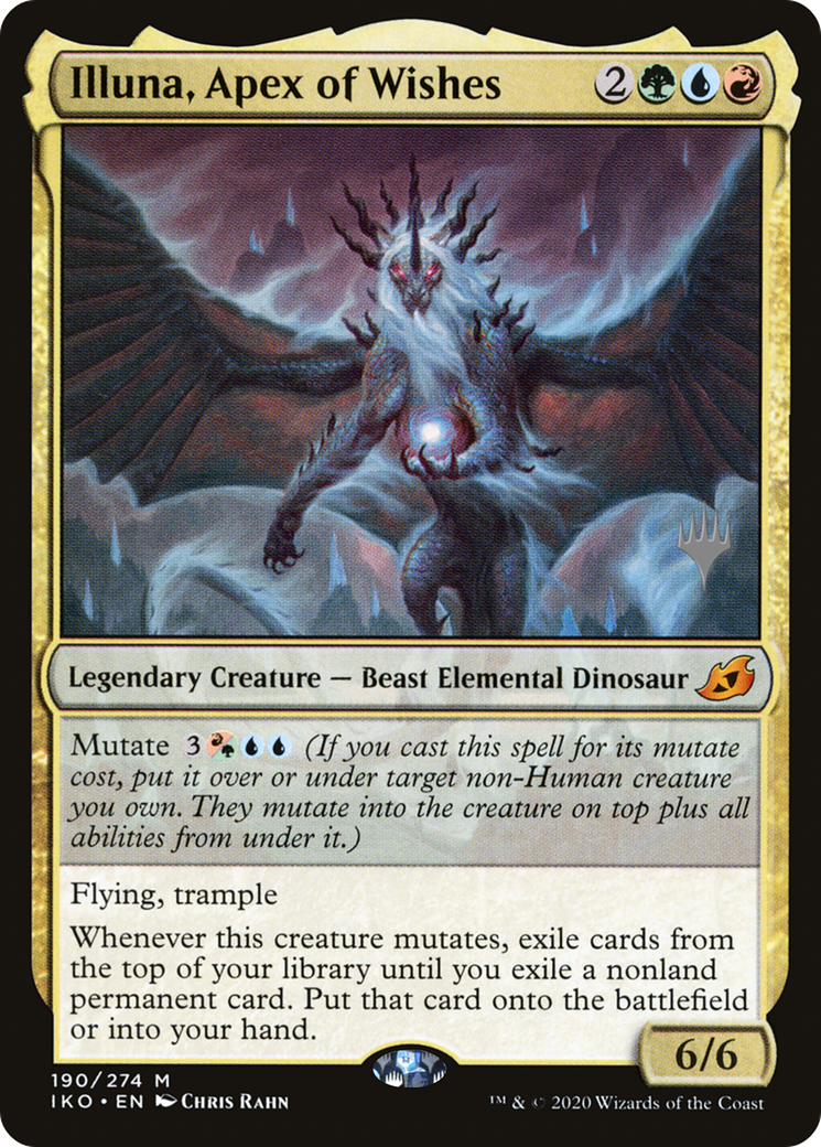 Illuna, Apex of Wishes (PPIKO-190P) - Ikoria: Lair of Behemoths Promos Foil (Promo Pack)