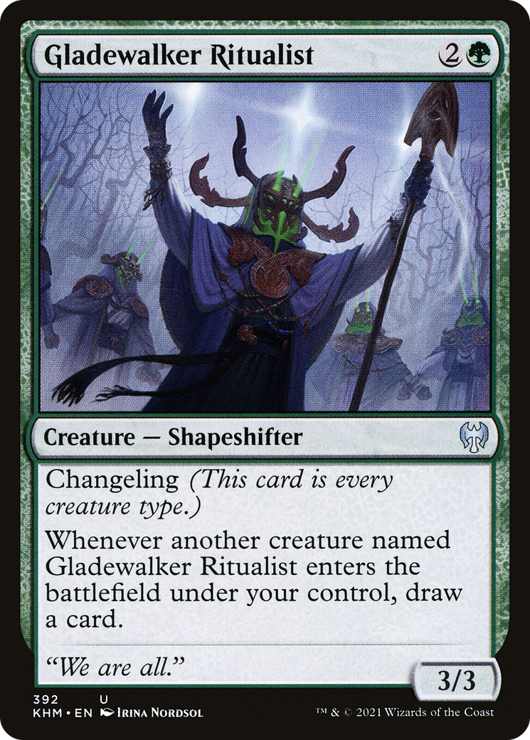 Gladewalker Ritualist  (KHM-392) - Kaldheim