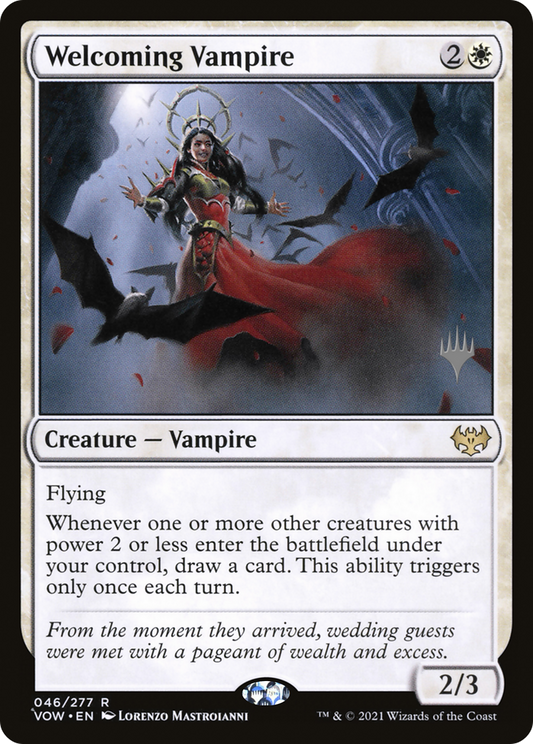 Welcoming Vampire (PVOW-46P) - Innistrad: Crimson Vow Promos