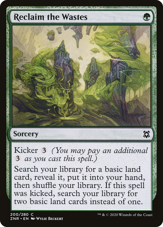 Reclaim the Wastes (ZNR-200) - Zendikar Rising Foil