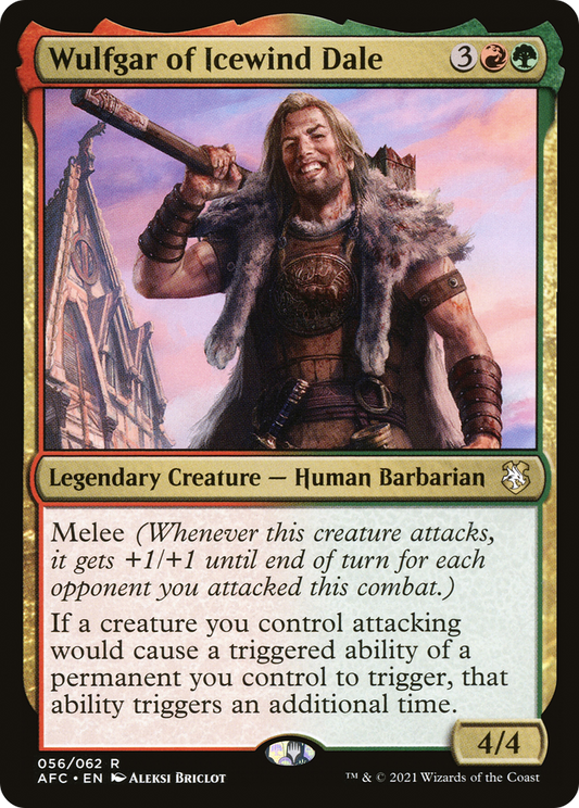 Wulfgar of Icewind Dale (AFC-056) - Forgotten Realms Commander