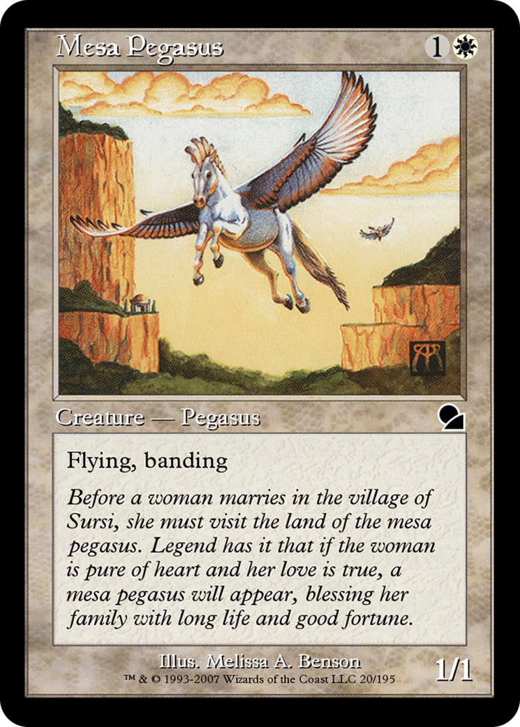 Mesa Pegasus (ME1-020) - Masters Edition Foil