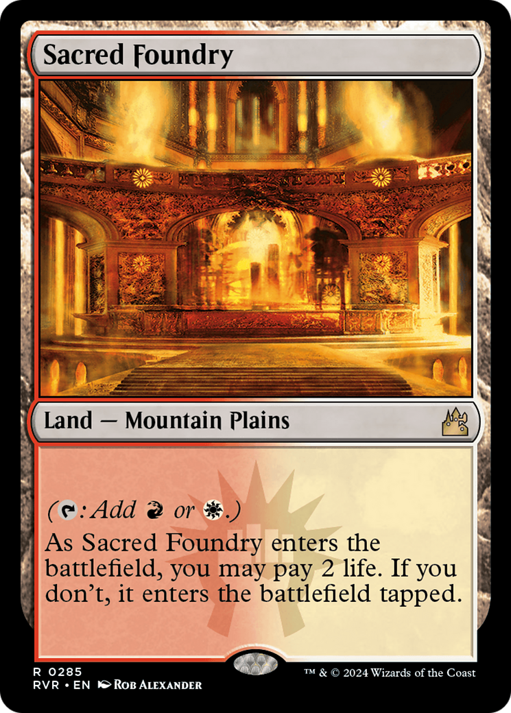 Sacred Foundry (RVR-285) - Ravnica Remastered