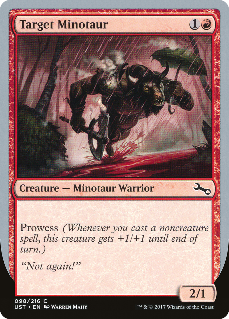 Target Minotaur (UST-098) - Unstable