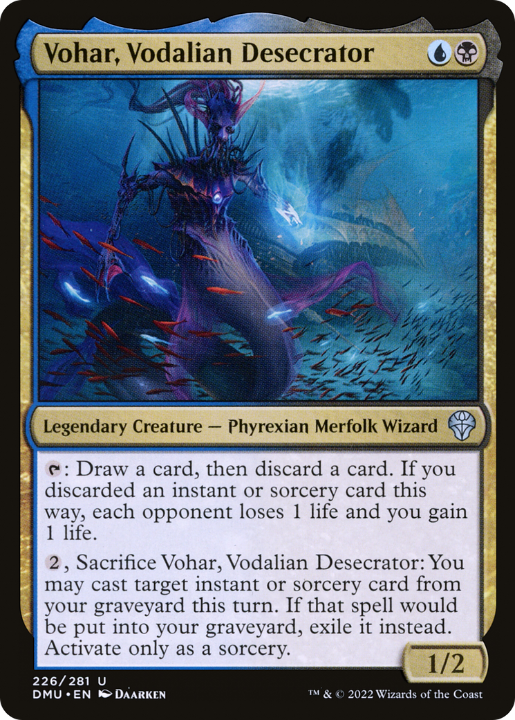 Vohar, Vodalian Desecrator (DMU-226) - Dominaria United Foil