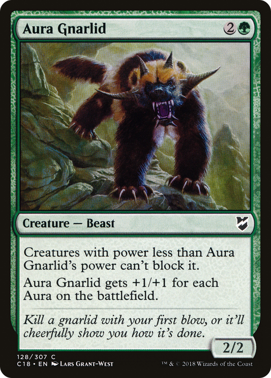 Aura Gnarlid (C18-128) - Commander 2018