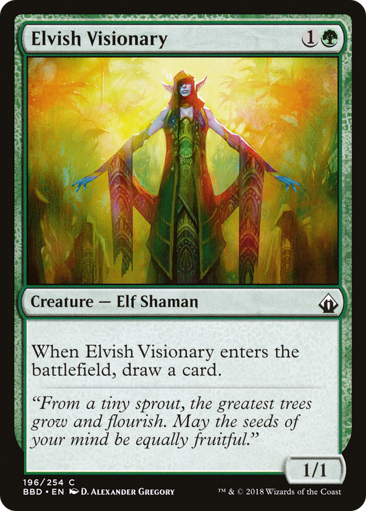 Elvish Visionary (BBD-196) - Battlebond