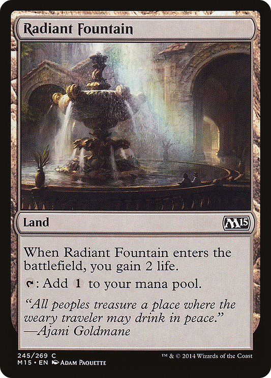 Radiant Fountain (M15-245) - Magic 2015 Foil