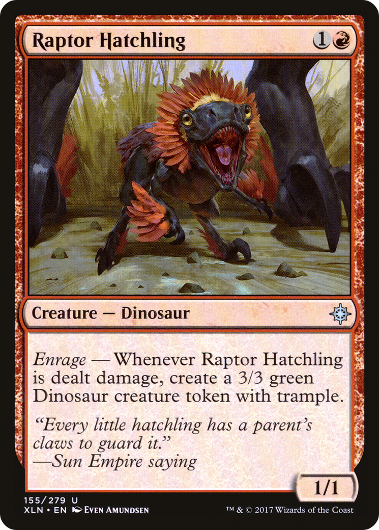 Raptor Hatchling  (XLN-155) - Ixalan