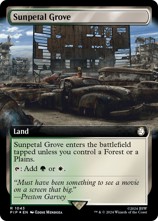 Sunpetal Grove (PIP-1043) - Fallout: (Extended Art) Foil