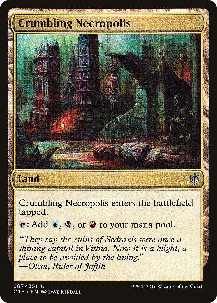 Crumbling Necropolis (C16-287) - Commander 2016