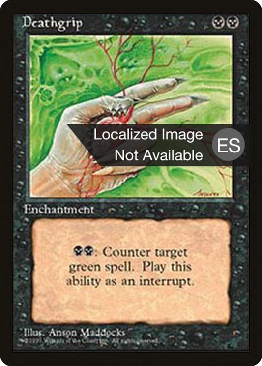 Deathgrip (4BB-130) - Fourth Edition Foreign Black Border