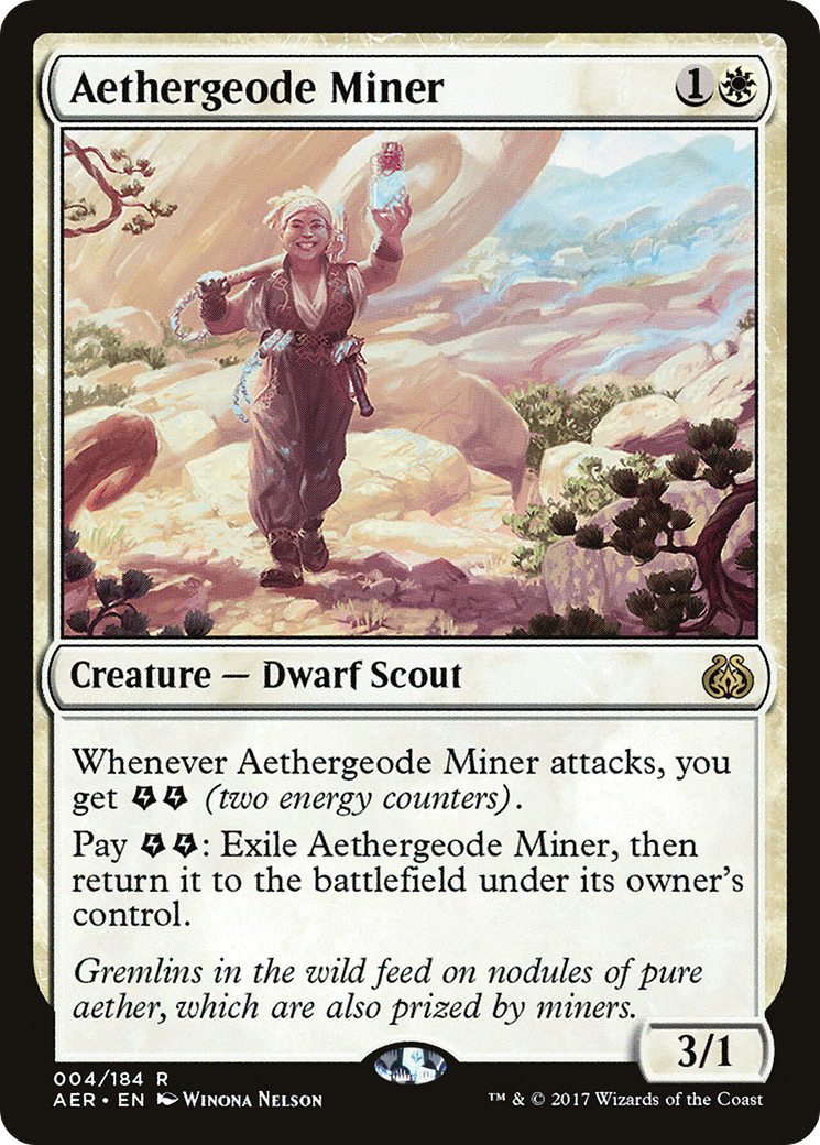 Aethergeode Miner (AER-004) - Aether Revolt Foil