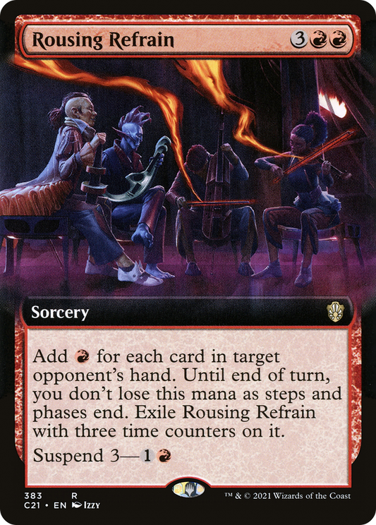 Rousing Refrain (C21-383) - Commander 2021: (Extended Art)