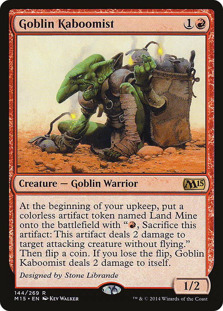 Goblin Kaboomist  (M15-144) - Magic 2015 Foil