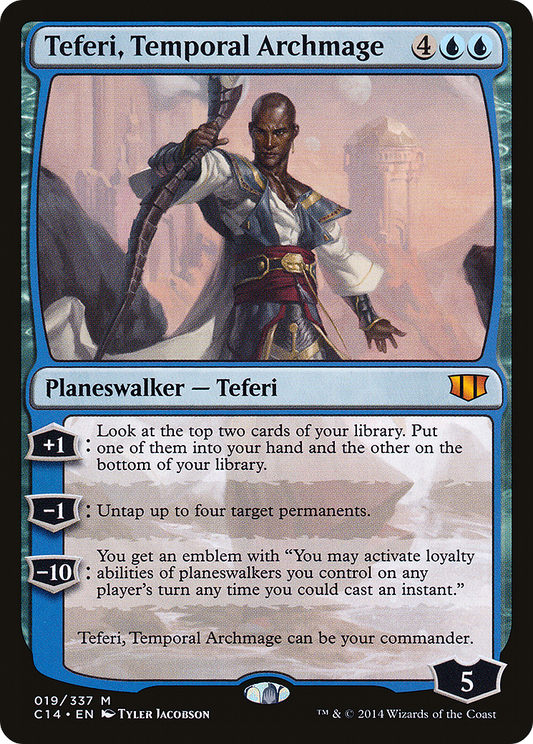 Teferi, Temporal Archmage (C14-019) - Commander 2014