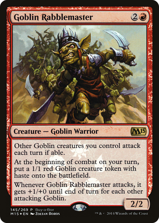 Goblin Rabblemaster (PM15-145) - Magic 2015 Promos Foil