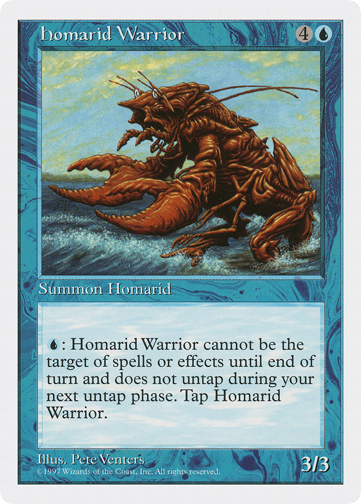 Homarid Warrior (5ED-092) - Fifth Edition
