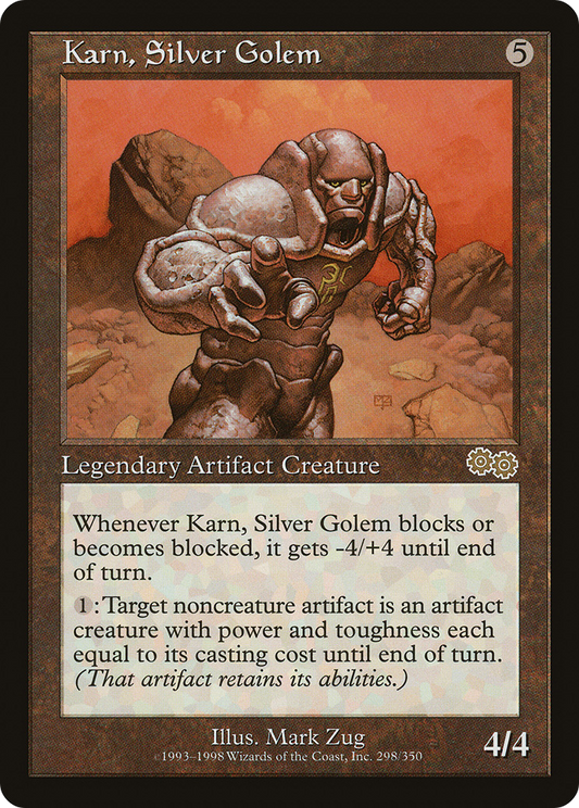 Karn, Silver Golem (USG-298) - Urza's Saga