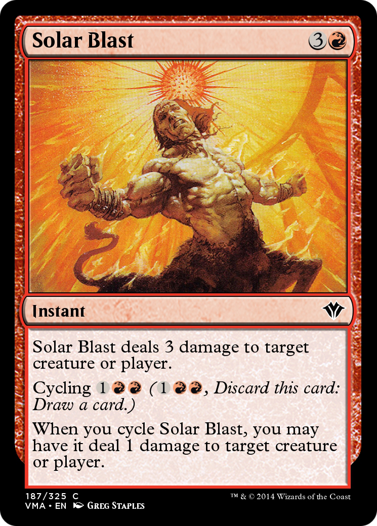 Solar Blast (VMA-187) - Vintage Masters Foil