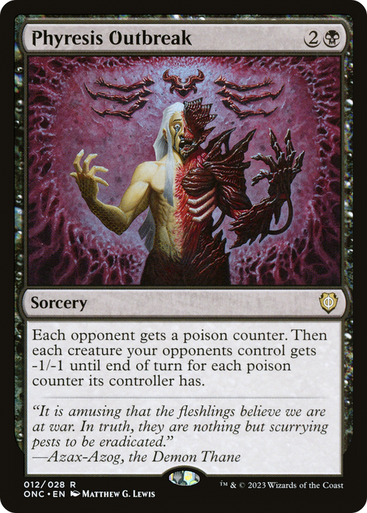 Phyresis Outbreak (ONC-012) - Phyrexia: All Will Be One Commander