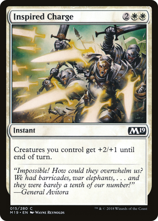 Inspired Charge (M19-015) - Core Set 2019