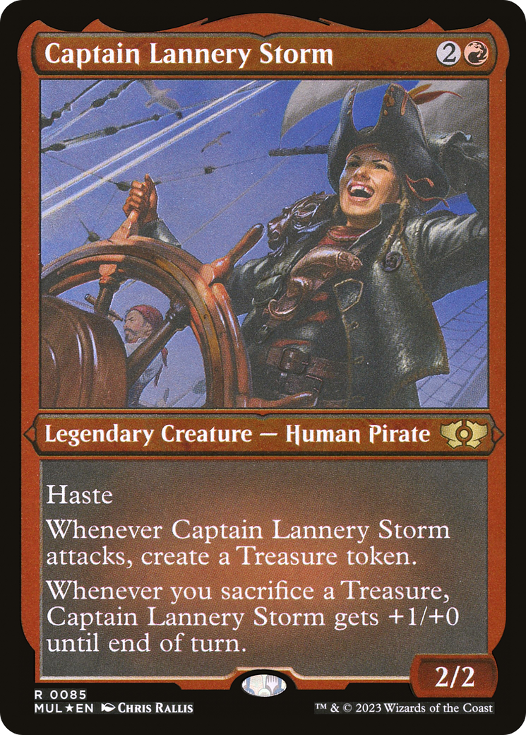 Captain Lannery Storm (MUL-085) - Multiverse Legends Etched Foil