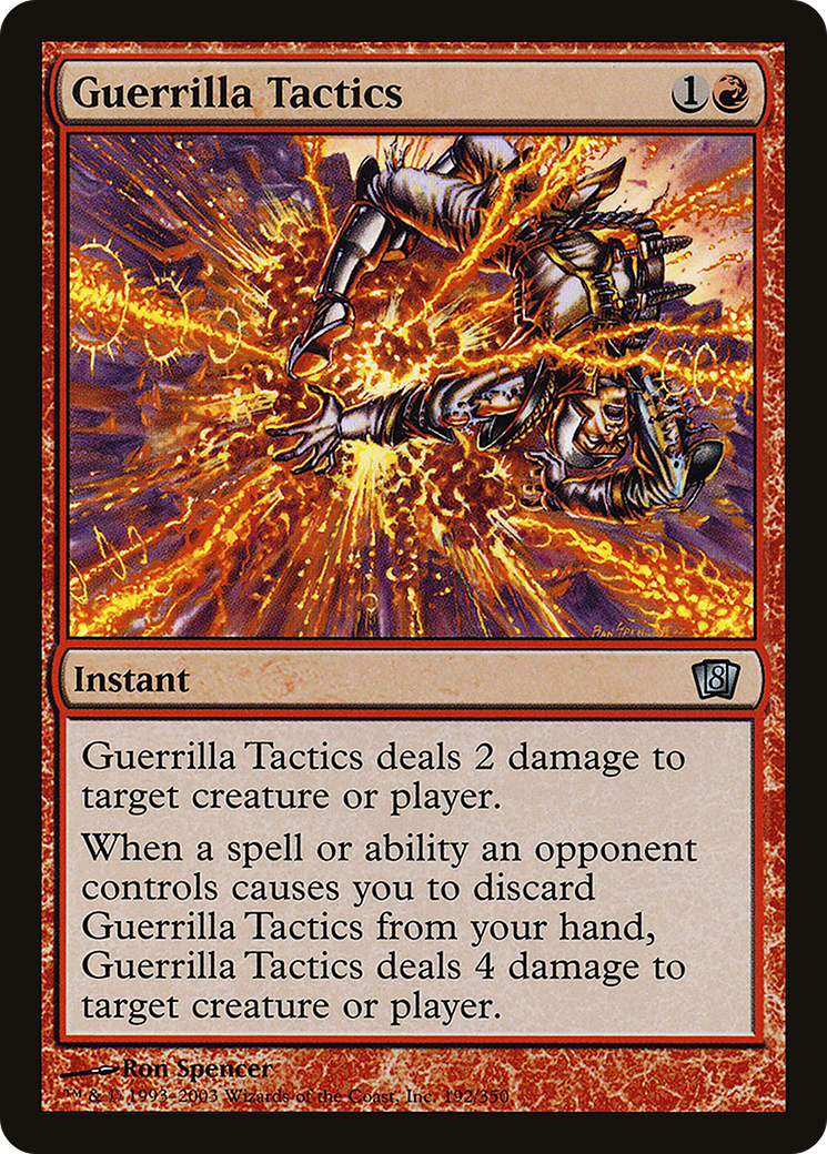 Guerrilla Tactics (8ED-192★) - Eighth Edition Foil