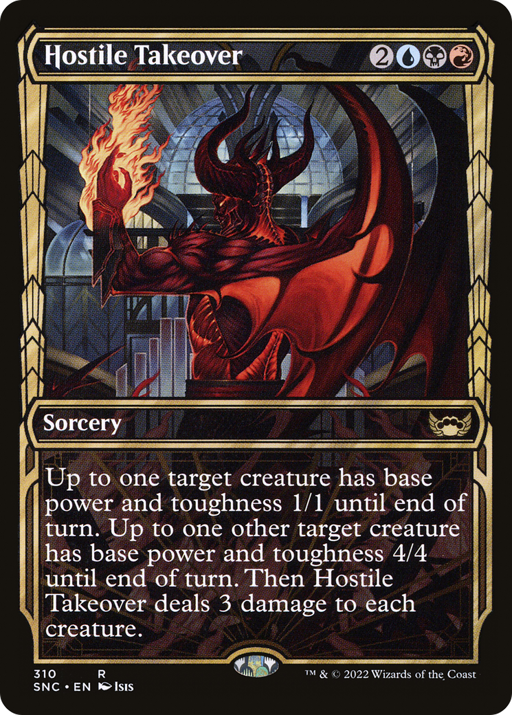 Hostile Takeover (SNC-310) - Streets of New Capenna: (Showcase)