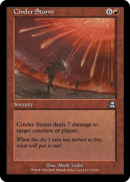 Cinder Storm (ME3-091) - Masters Edition III Foil