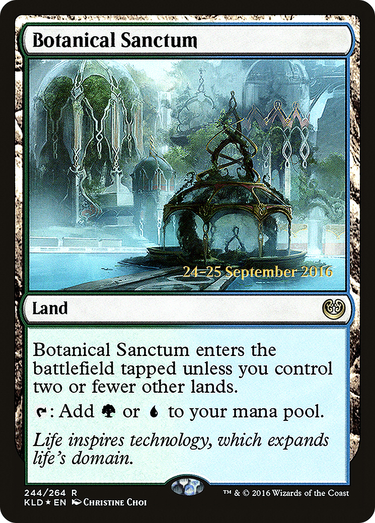 Botanical Sanctum (PRE-244S) - Kaladesh Promos (Prerelease) Foil