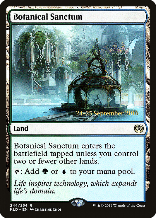 Botanical Sanctum (PRE-244S) - Kaladesh Promos (Prerelease) Foil