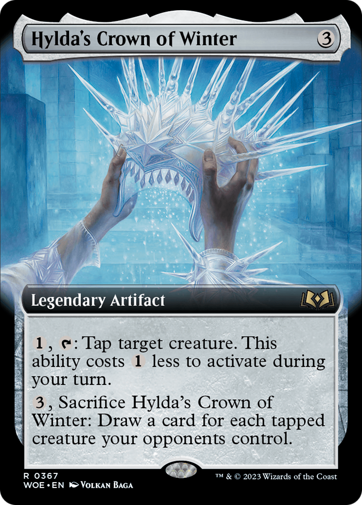 Hylda's Crown of Winter (WOE-367) - Wilds of Eldraine: (Extended Art)