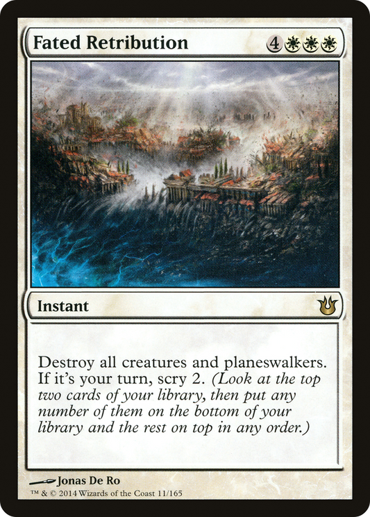 Fated Retribution (BNG-011) - Born of the Gods Foil