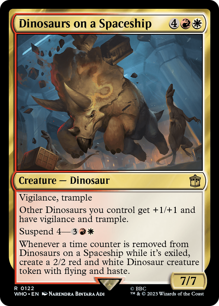 Dinosaurs on a Spaceship  (WHO-122) - Doctor Who