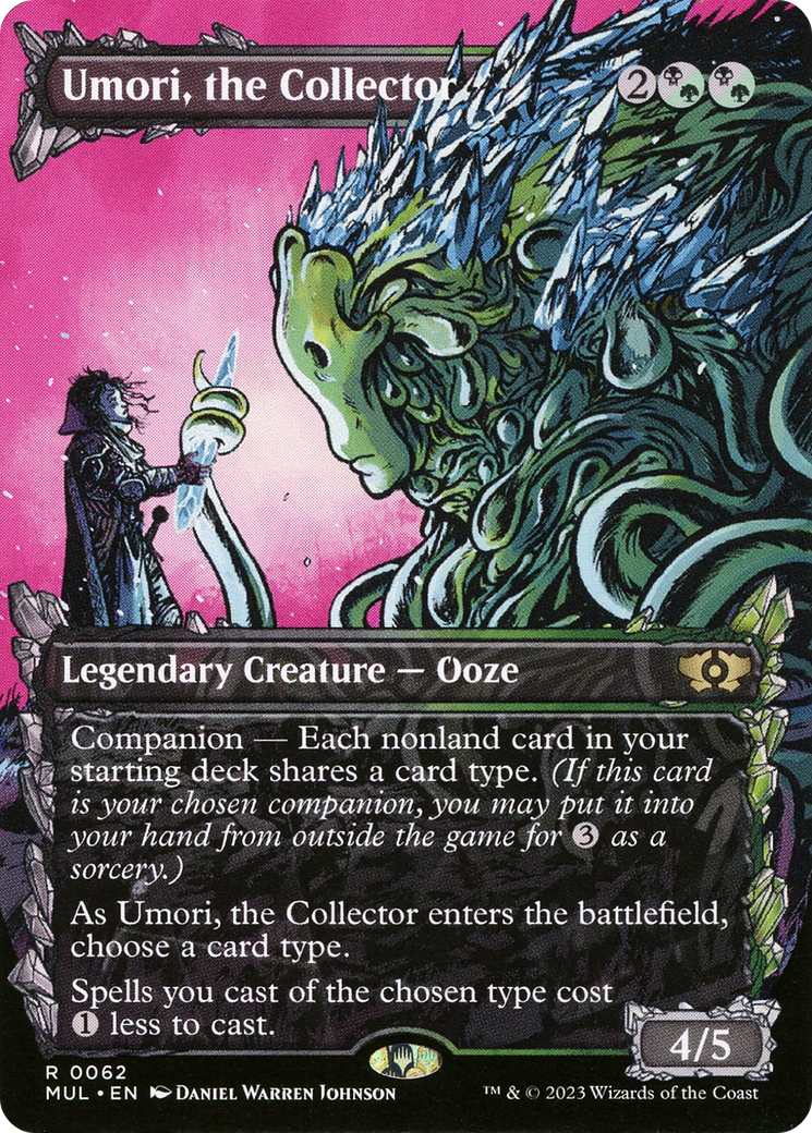 Umori, the Collector (MUL-062) - Multiverse Legends: (Showcase) (Borderless) Foil