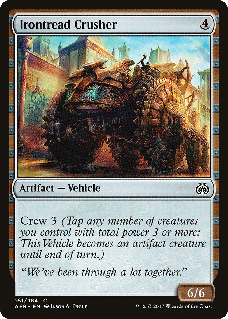 Irontread Crusher (AER-161) - Aether Revolt Foil