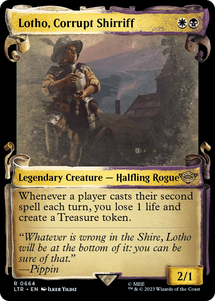 Lotho, Corrupt Shirriff (LTR-664) - The Lord of the Rings: Tales of Middle-earth: (Showcase)