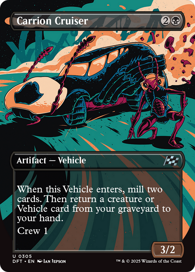 Carrion Cruiser  (Borderless)(DFT-305) - Aetherdrift Foil